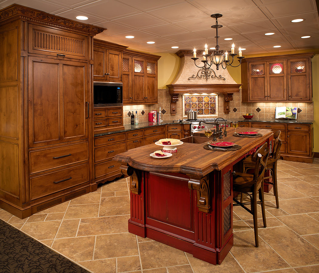 Tuscan Kitchen Cabinet
 Mullet Cabinet — Tuscan Inspired Kitchen
