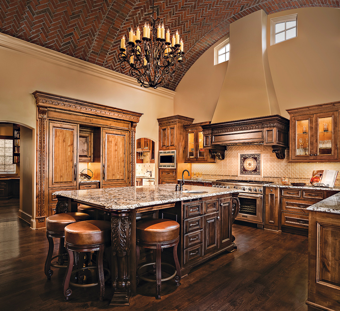 Tuscan Kitchen Cabinet
 Kansas City Kitchen with a Taste of Tuscany A Design