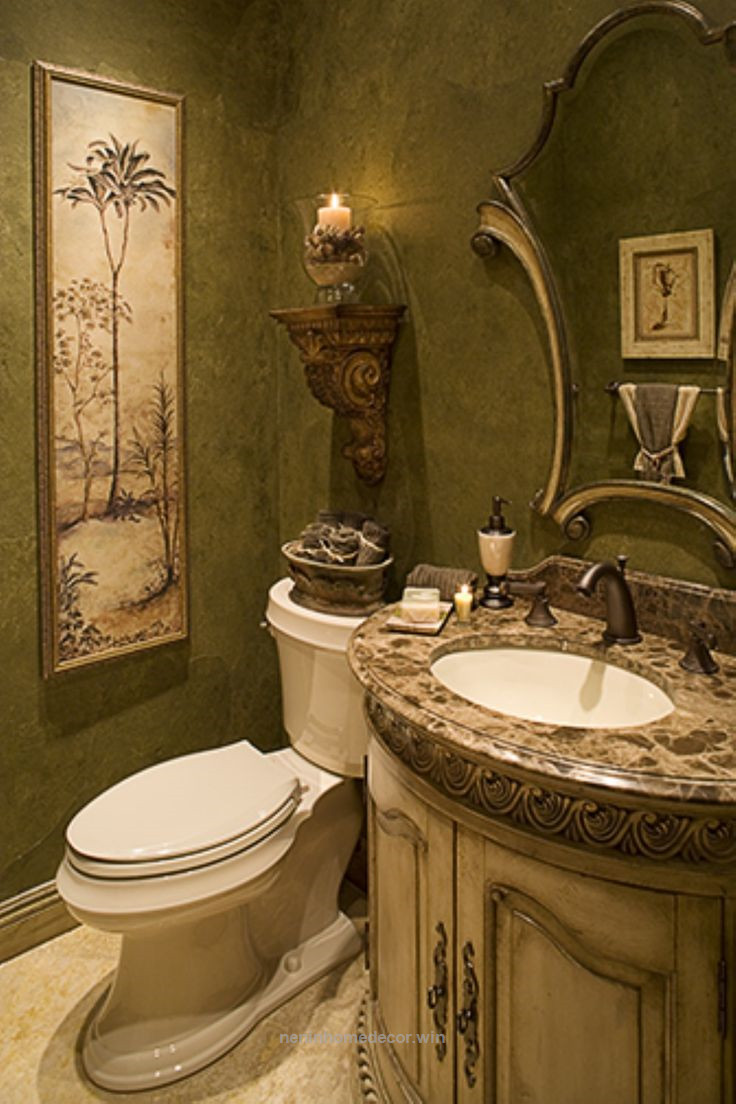 Tuscan Small Bathroom Ideas
 Awesome 82 Luxurious Tuscan Bathroom Decor Ideas