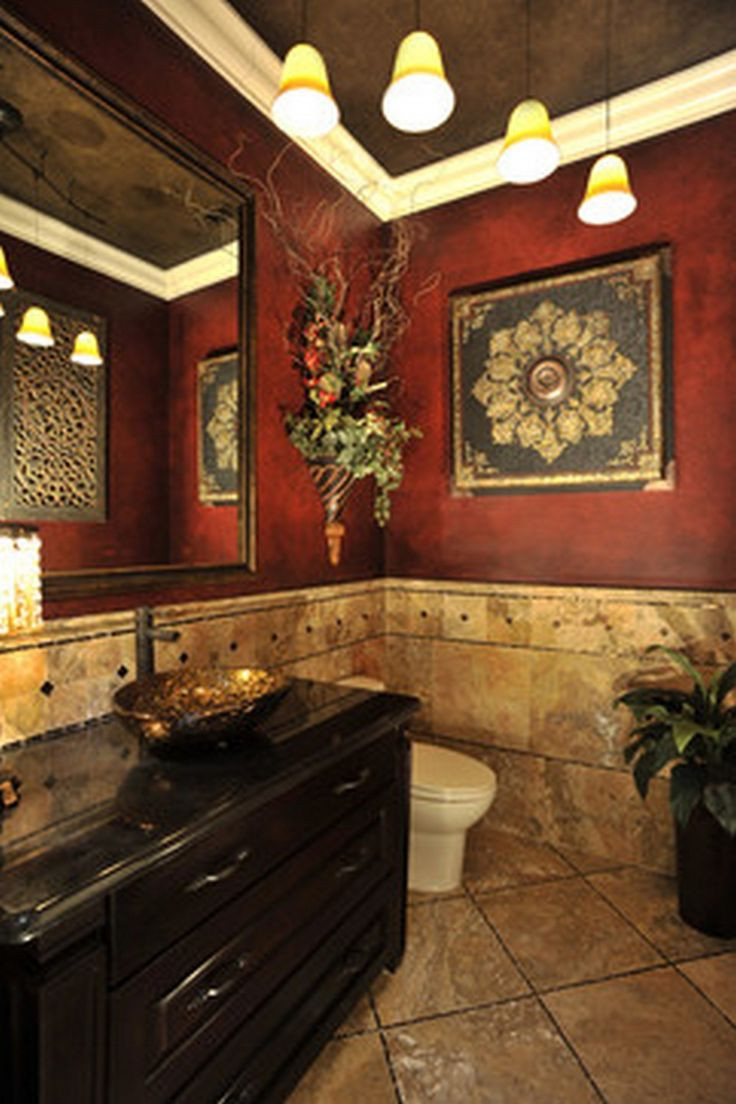 Tuscan Small Bathroom Ideas
 Bathroom Accents Tuscan Decor Old World Wall Small Rustic