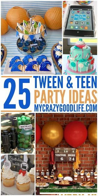 Tween Boys Birthday Party Ideas
 Tween and Teen Party Ideas My Crazy Good Life