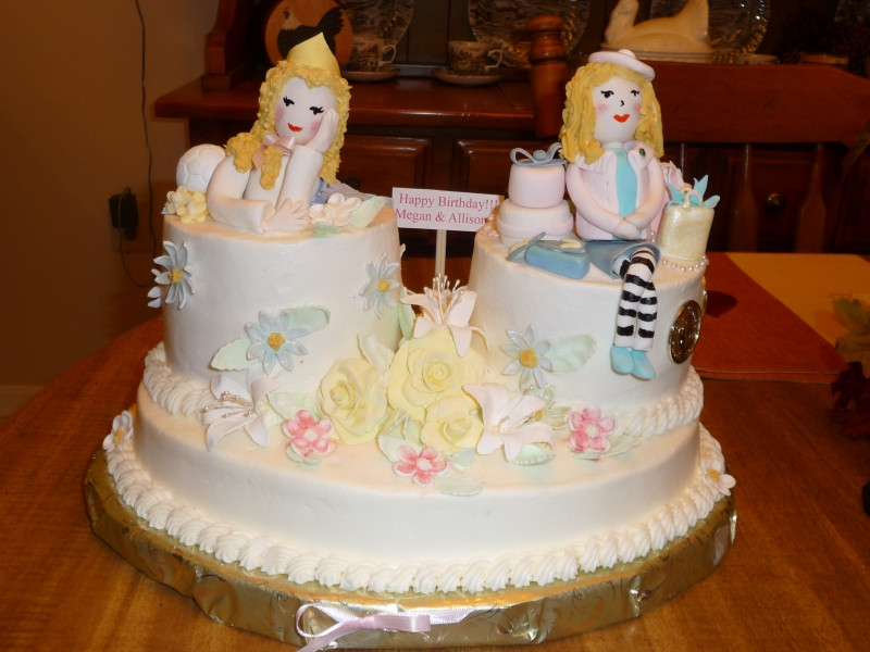 Twins Birthday Cake
 Icing Top Cakes for Every Occasion Twins Birthday Cake