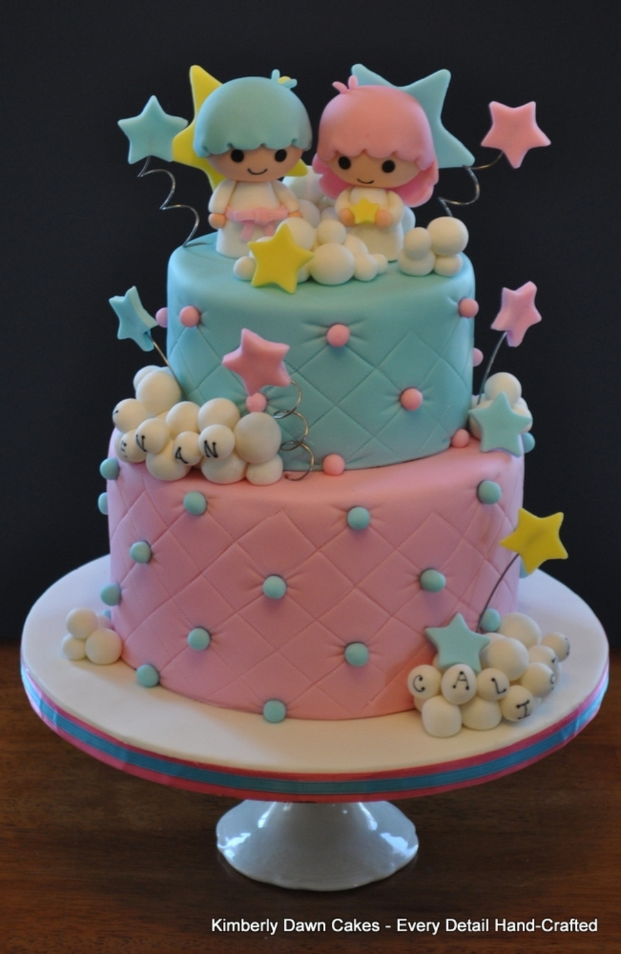 Twins Birthday Cake
 Little Twin Stars Cake CakeCentral
