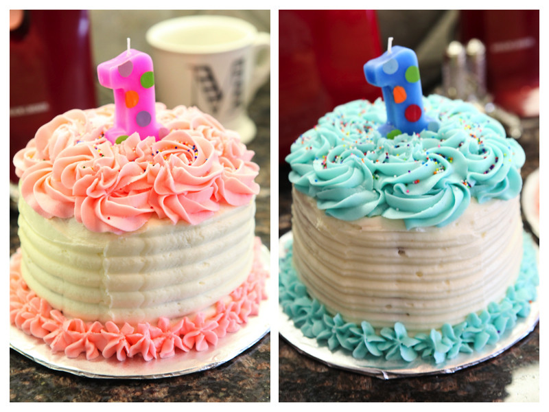 Twins Birthday Cake
 Just a Little Party Twin 1st Birthday Uni BOY
