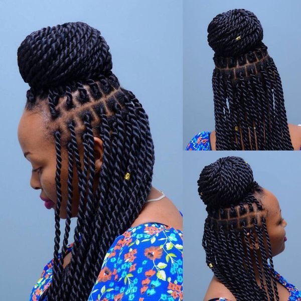 Twist Braids Updo Hairstyles
 Best Senegalese Twist Hairstyles Ideas for Women Trending