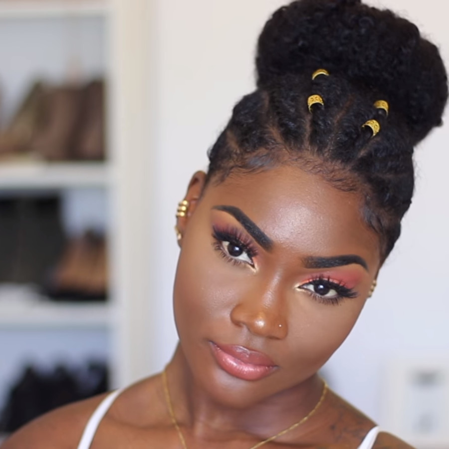 Twist Braids Updo Hairstyles
 This New Triple Knot Braided Up do For Black Hair Is So
