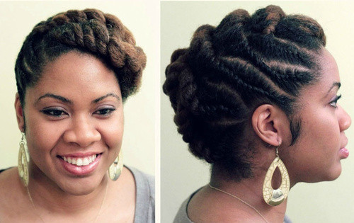 Twisted Updo Hairstyles
 50 Cute Updos for Natural Hair