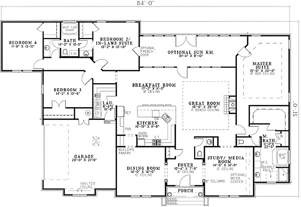 Two Master Bedroom House Plans
 Two Master Suites ND
