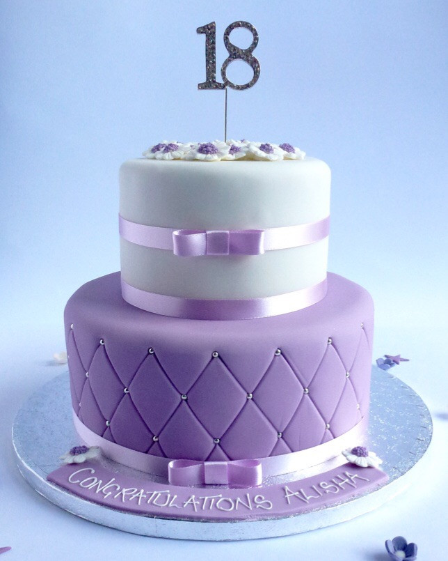 Two Tier Birthday Cake
 2 tier Quilted Elegance