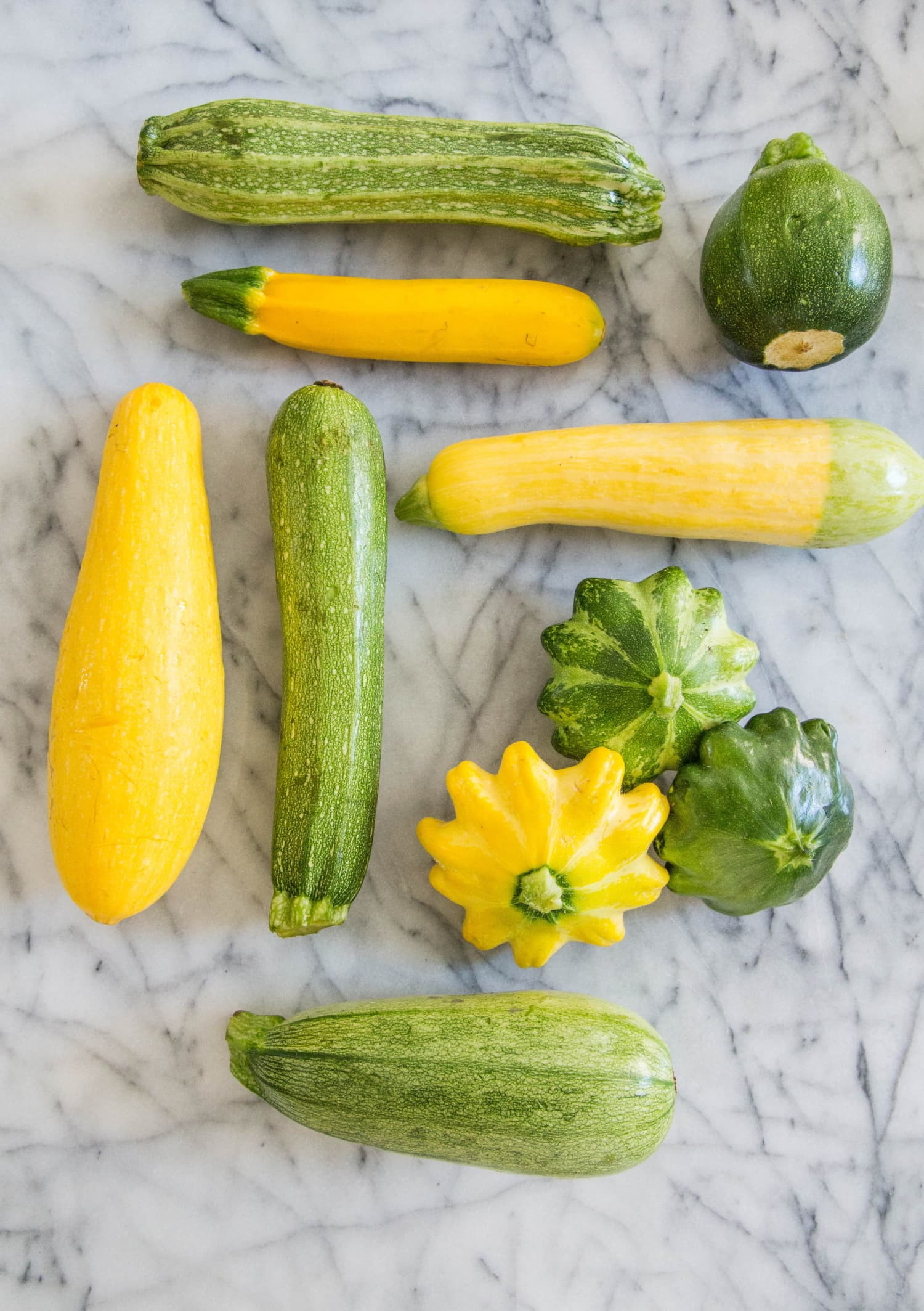Types Of Summer Squash
 A Visual Guide to 8 Varieties of Summer Squash
