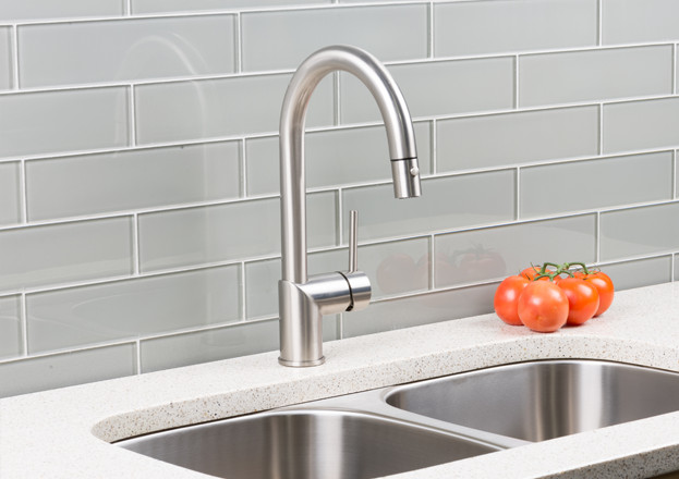 Ultra Modern Kitchen Faucets
 Hahn FA012 Ultra Modern Single Lever Pull Down Kitchen