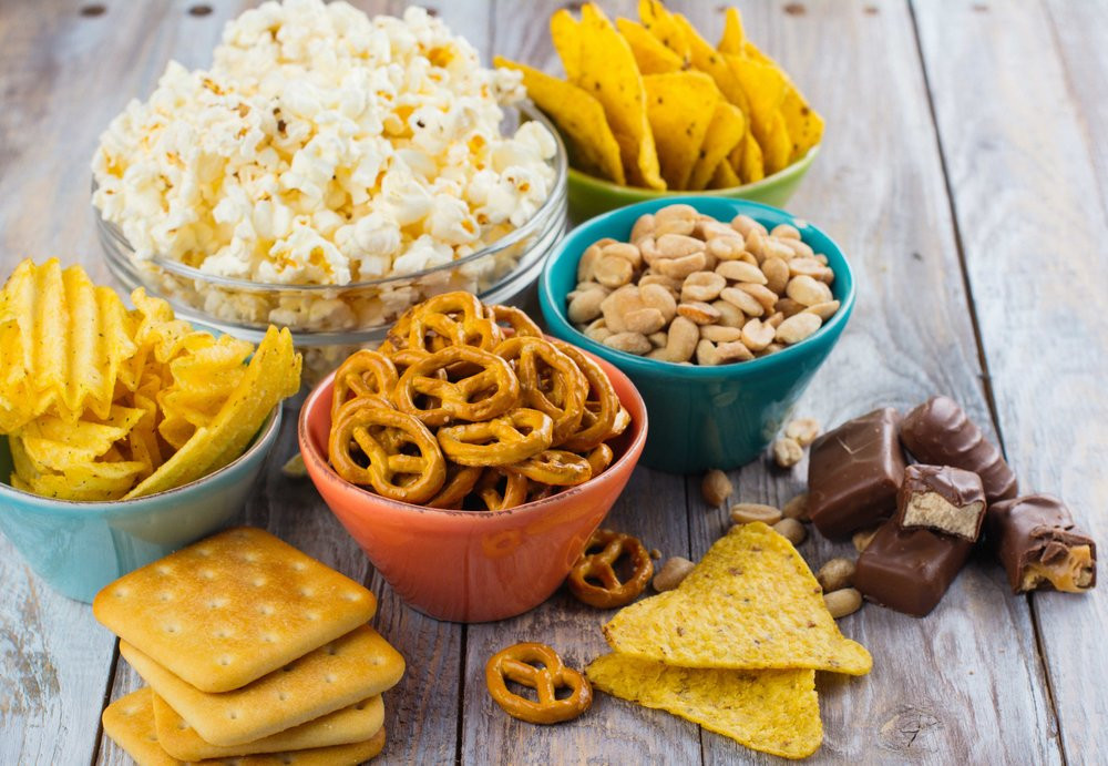 Un Healthy Snacks
 Brits are spending over £30 000 on unhealthy snacks in