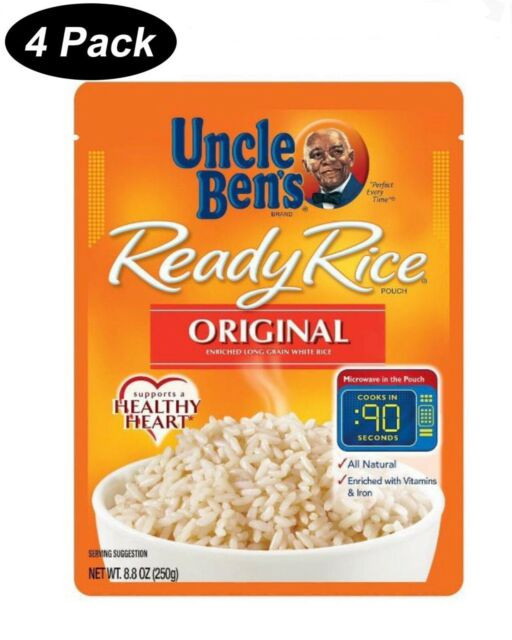 Uncle Ben'S Brown Rice Microwave
 Uncle Ben s Ready Rice Original White lot of 4 FREE
