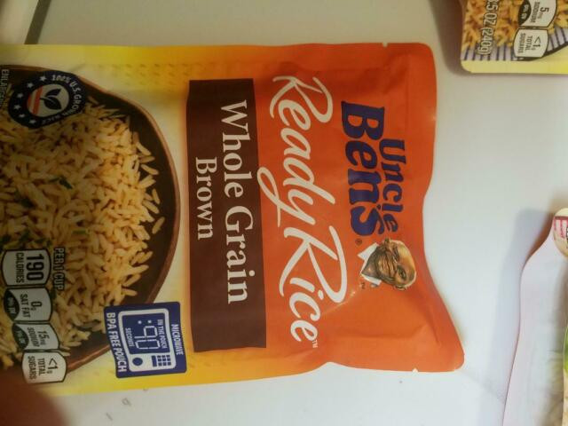 Uncle Ben'S Brown Rice Microwave
 Uncle Ben s Ready Rice "Whole Grain Brown" Pouch
