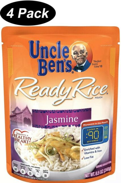 Uncle Ben'S Brown Rice Microwave
 4 Packages Uncle Ben s Ready Rice JASMINE FREE SHIPPING