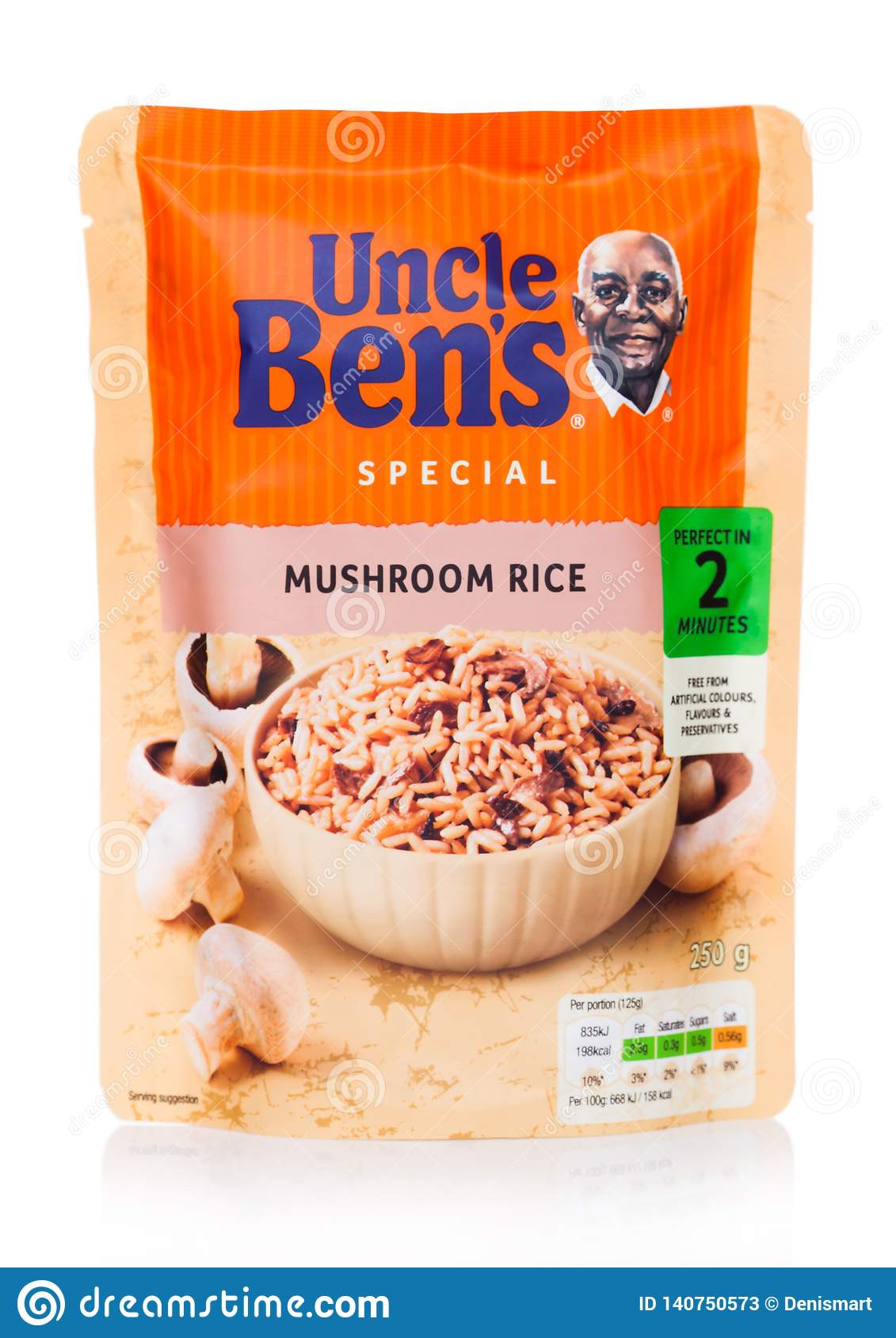 Uncle Ben'S Brown Rice Microwave
 LONDON UK MARCH 01 2019 Uncle Ben s Microwave Special