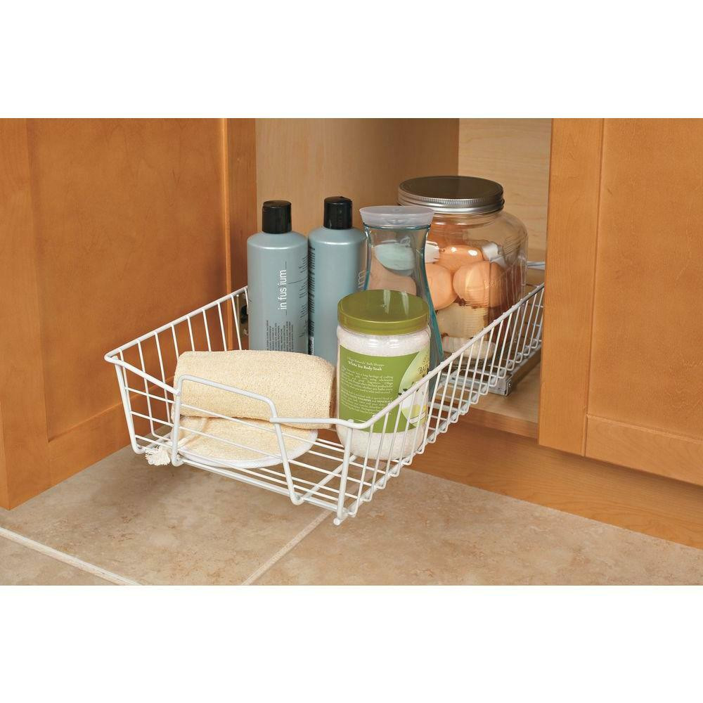 Under Cabinet Organizers Kitchen
 White Sliding Pull Out Wire Under Cabinet Pantry Kitchen