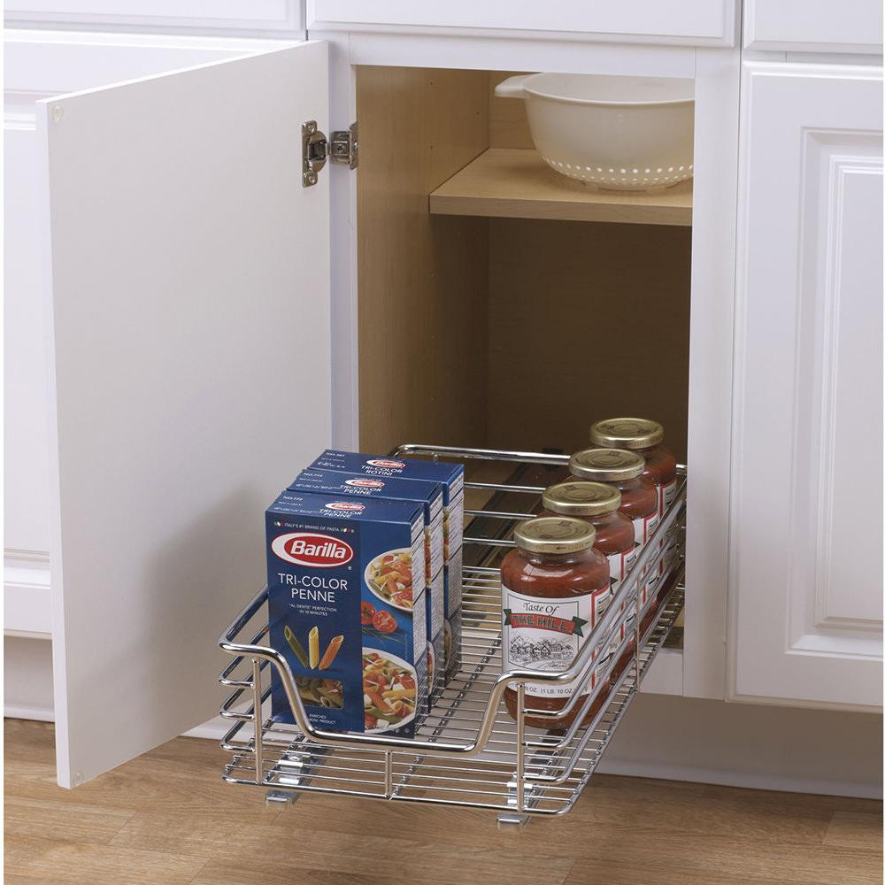 Under Cabinet Organizers Kitchen
 Sliding Under Cabinet Organizer 11 5" Household C1217 1