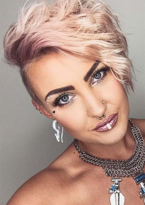 Undercut Hairstyle Women Short Hair
 51 Edgy and Rad Short Undercut Hairstyles for Women Glowsly