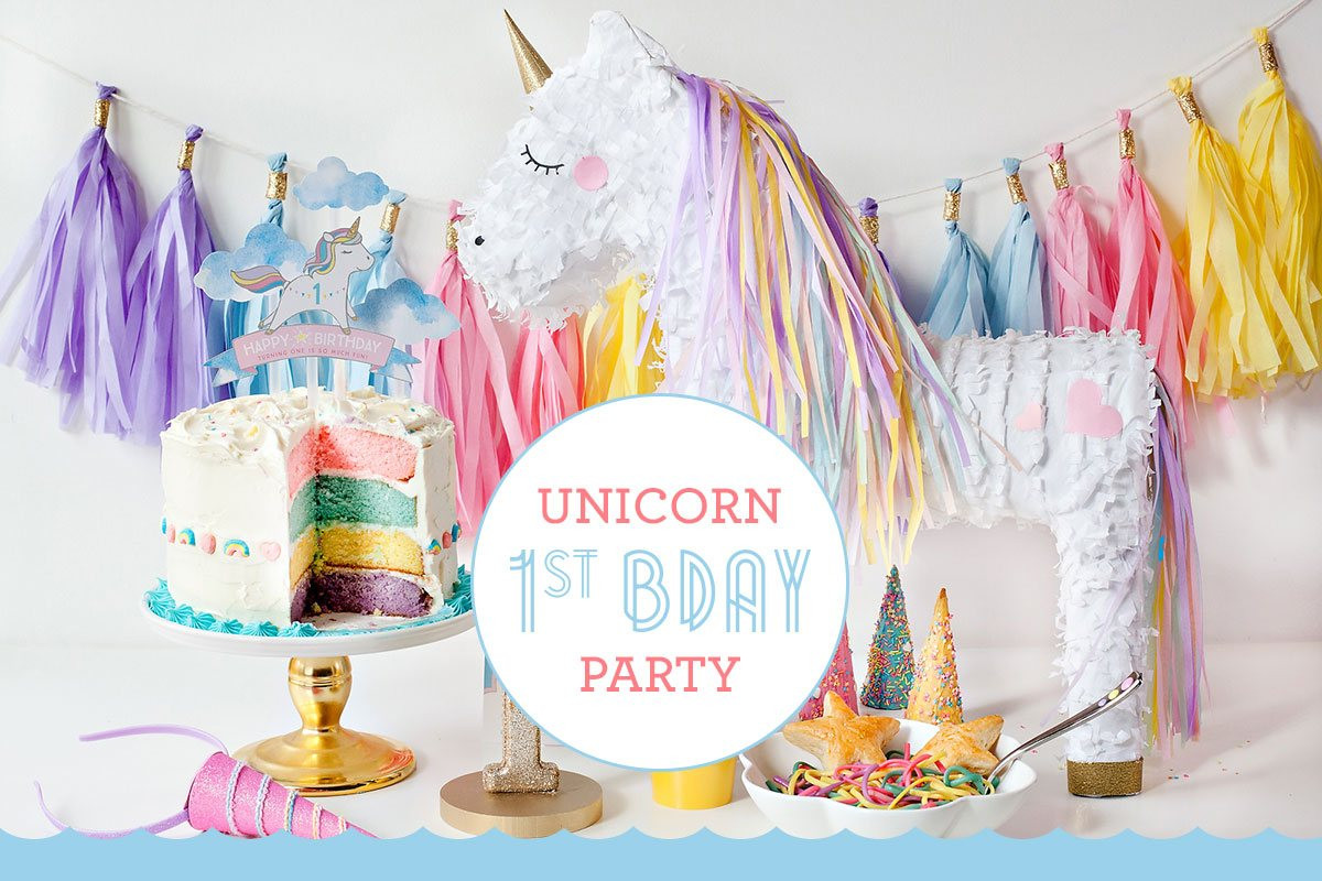 Unicorn 1St Birthday Party Ideas
 How to Throw a Unicorn First Birthday Party