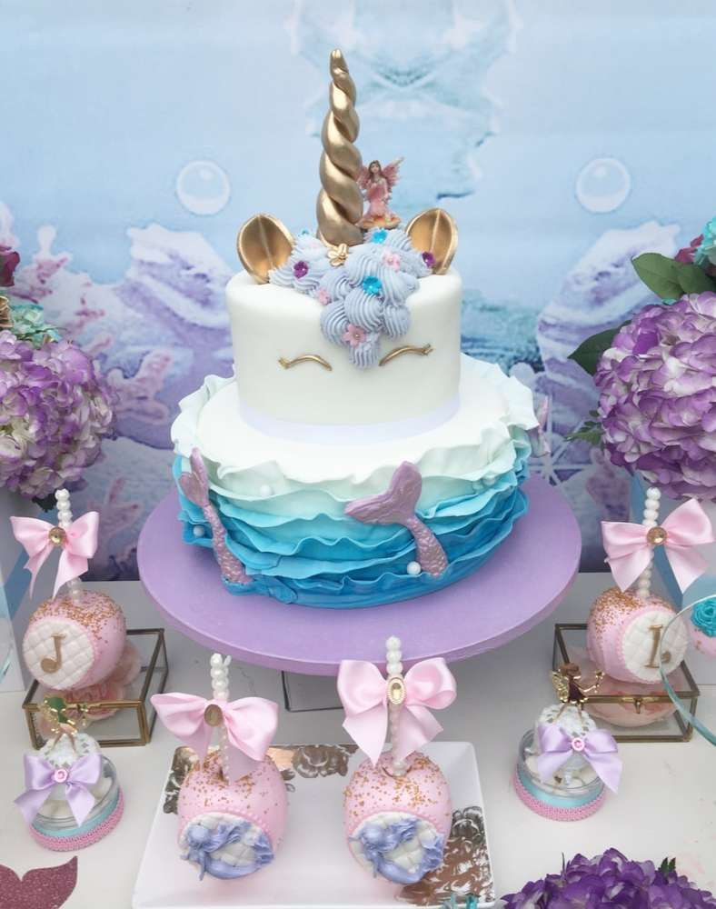Unicorn And Mermaid Birthday Party Ideas
 Unicorns Mermaids fairies Birthday Party Ideas