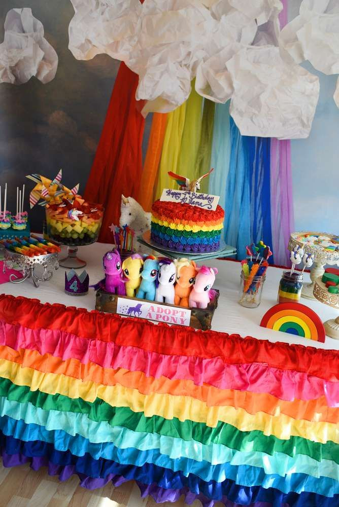 Unicorn And Rainbow Party Ideas
 Rainbows and Unicorns Birthday Party Ideas
