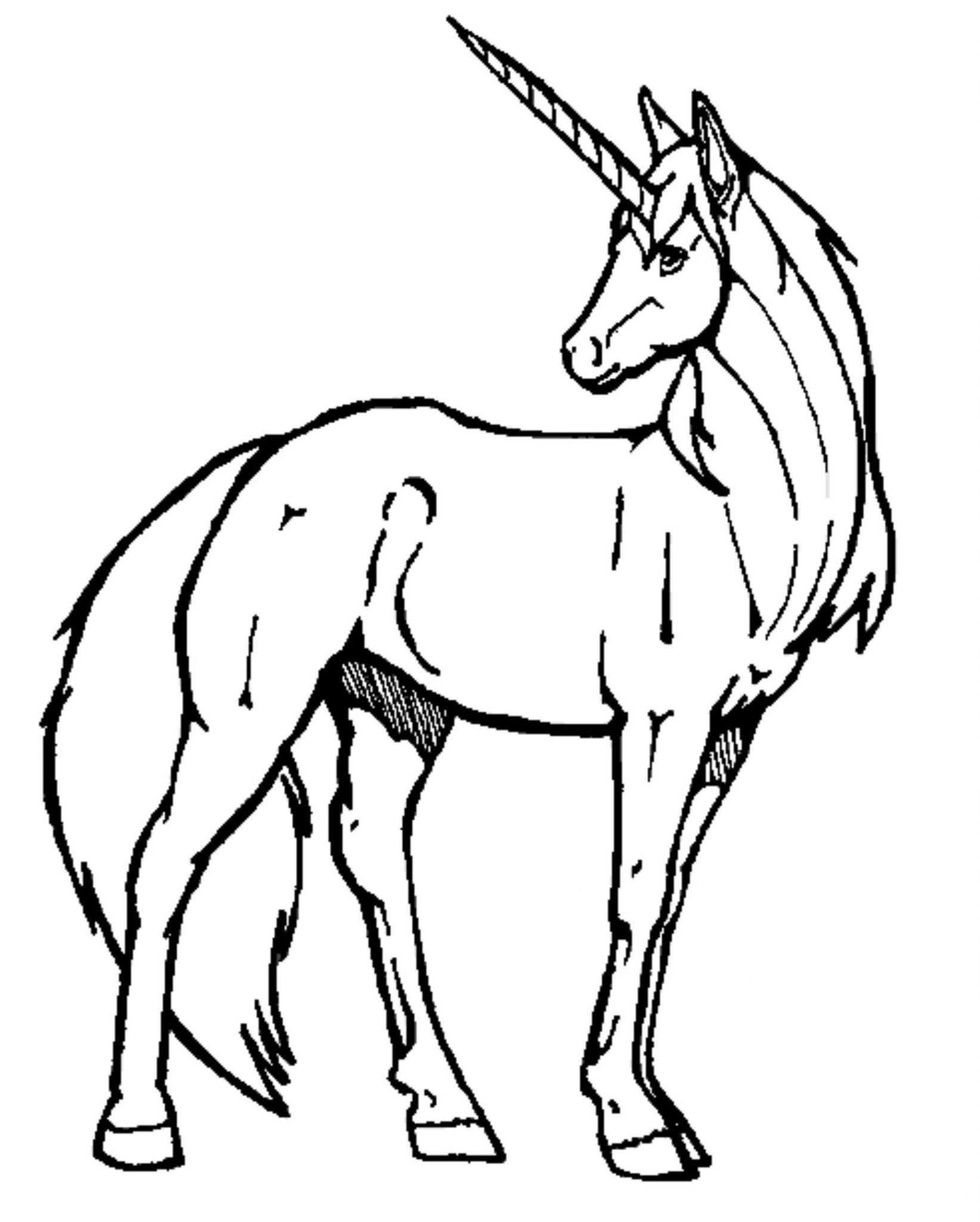 Unicorn Coloring Sheets For Kids
 Print & Download Unicorn Coloring Pages for Children