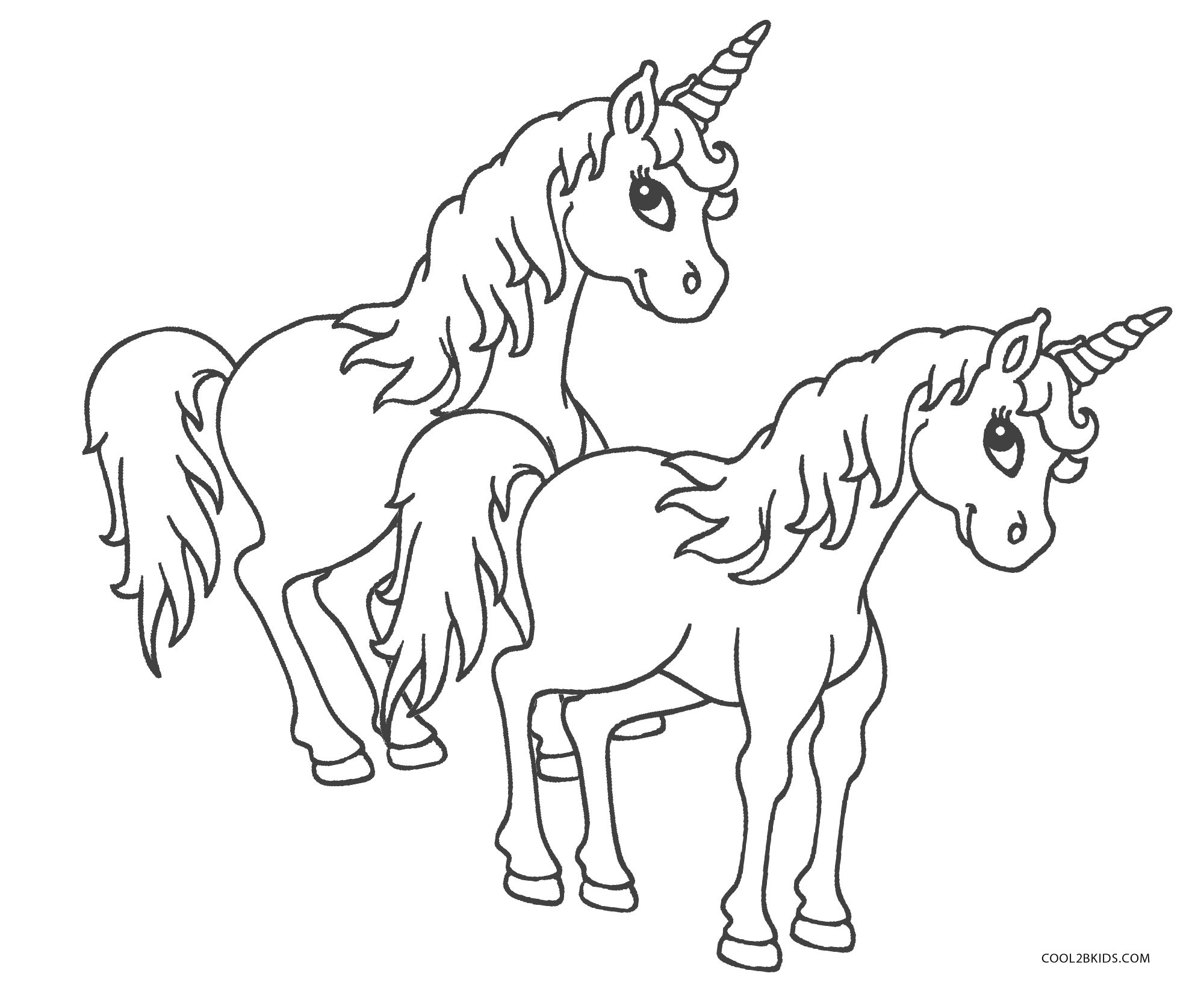 Unicorn Coloring Sheets For Kids
 Unicorn Coloring Pages