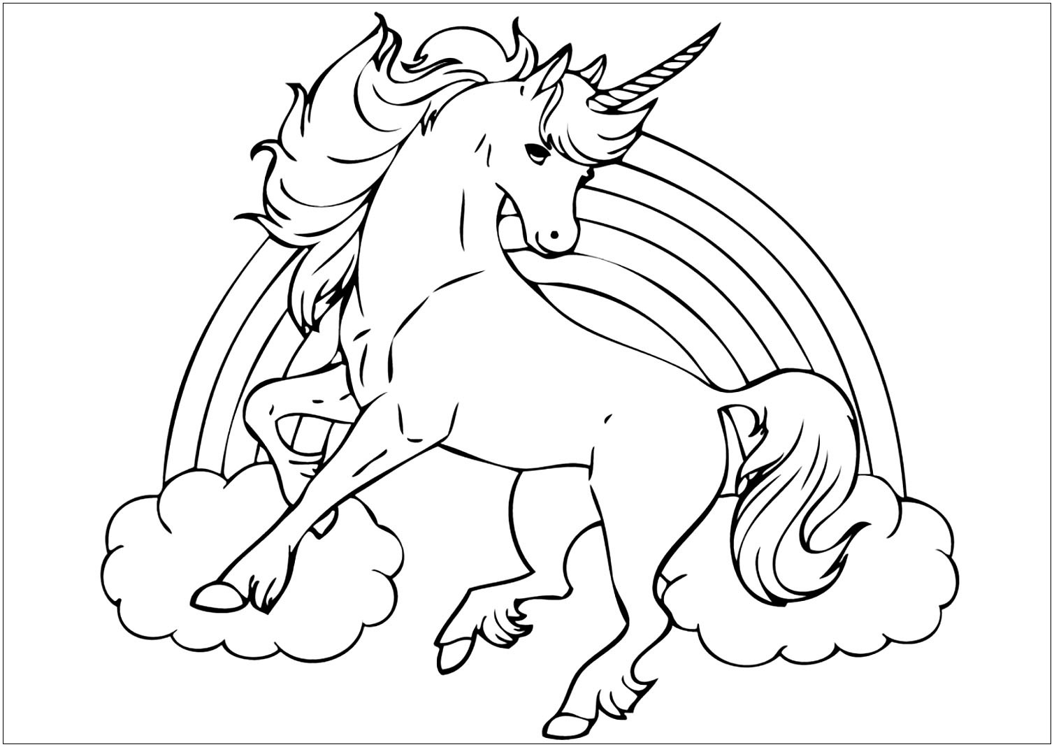 Unicorn Coloring Sheets For Kids
 Unicorns to Unicorns Kids Coloring Pages