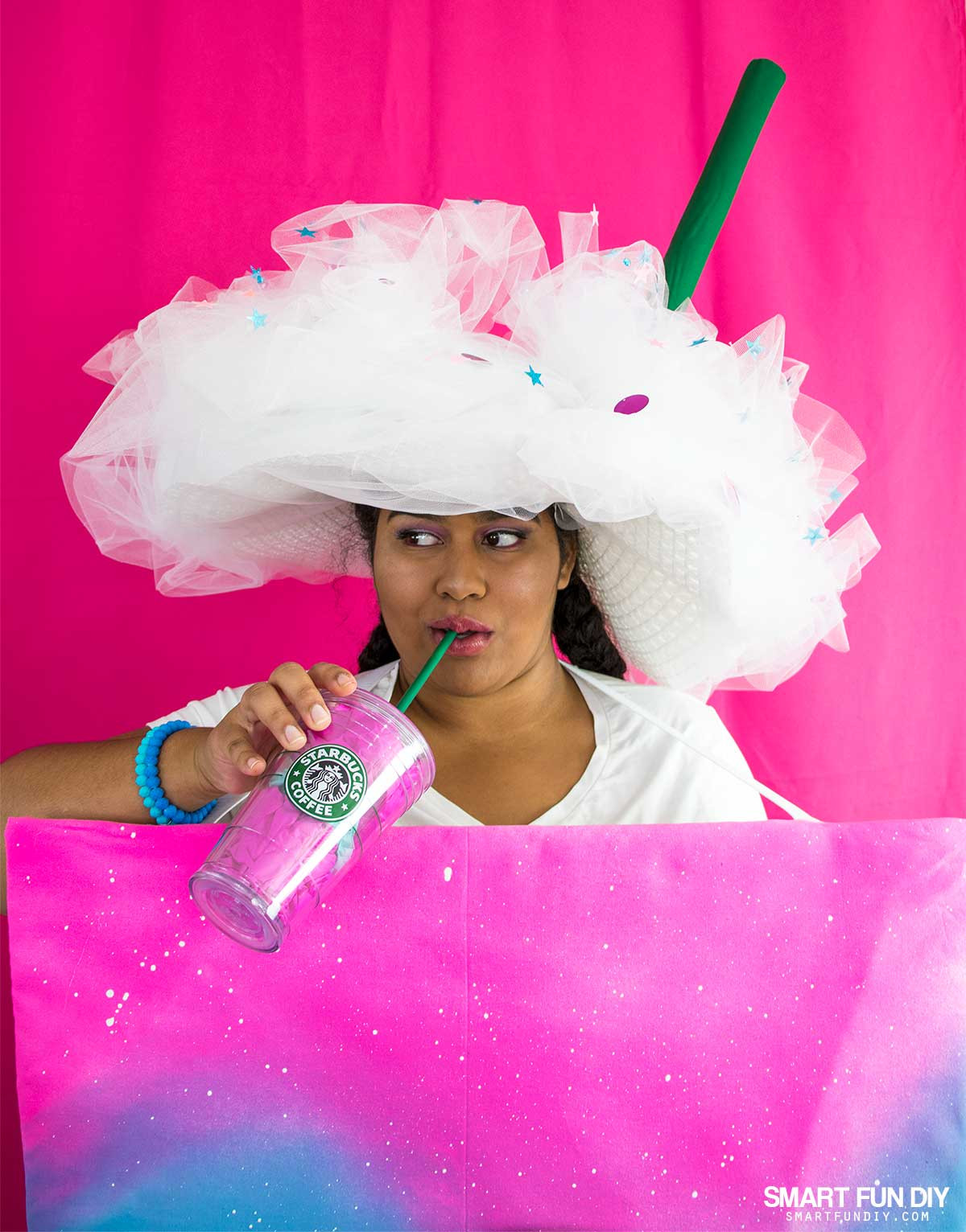 Unicorn Costume DIY
 DIY Unicorn Frappuccino Costume