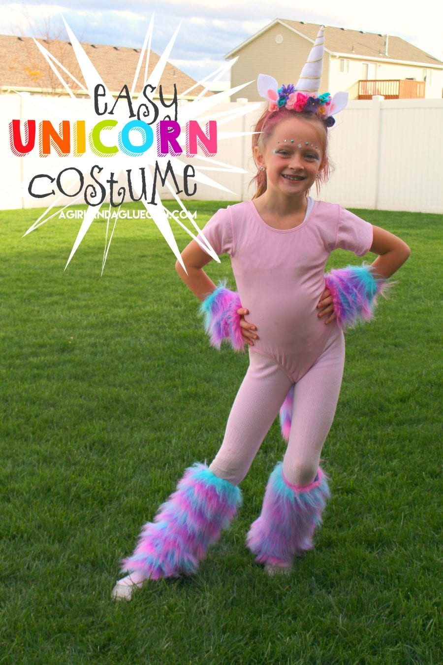 Unicorn Costume DIY
 Unicorn costume DIY A girl and a glue gun