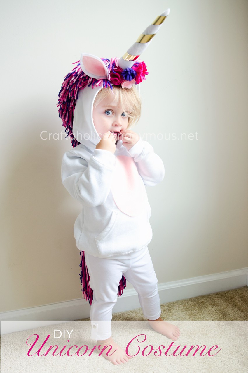 Unicorn Costume DIY
 Craftaholics Anonymous