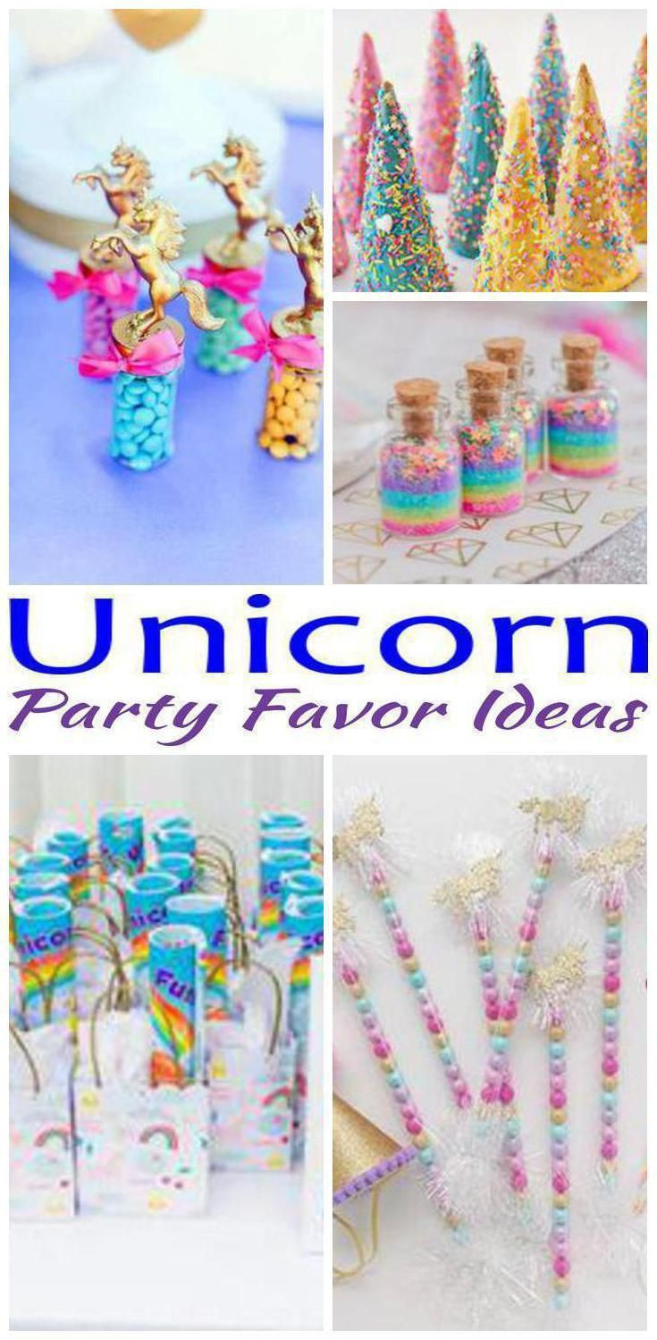 Unicorn Party Favor Ideas
 Unicorn Party Favor Ideas