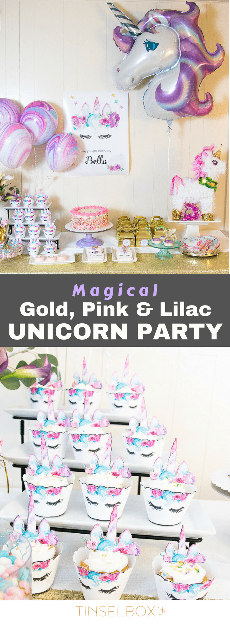 Unicorn Party Favor Ideas
 Sparkling Unicorn Party Supplies and Inspiration TINSELBOX
