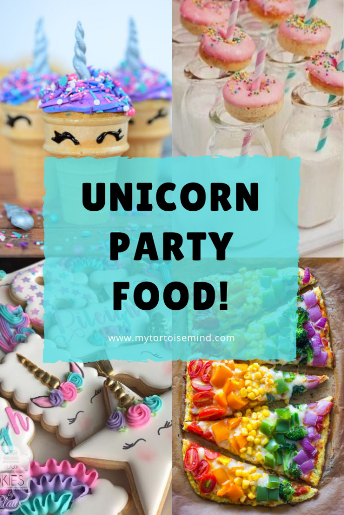 Unicorn Party Food Ideas Ponytails
 Unicorn First Birthday Party Food and Drink my tortoise mind