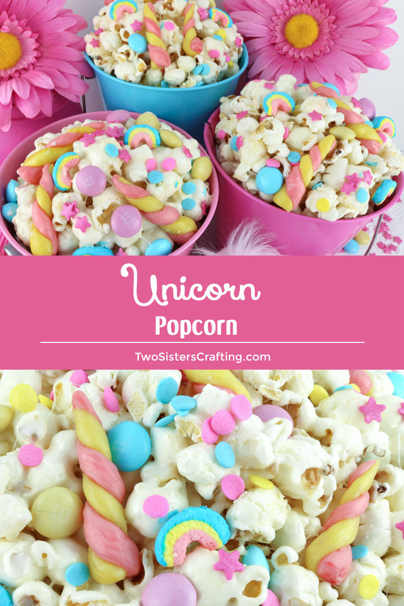 Unicorn Party Food Ideas Ponytails
 Unicorn Popcorn Two Sisters