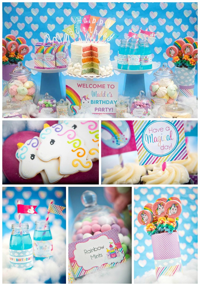 Unicorn Party Ideas
 Rainbow Unicorn Party B Lovely Events