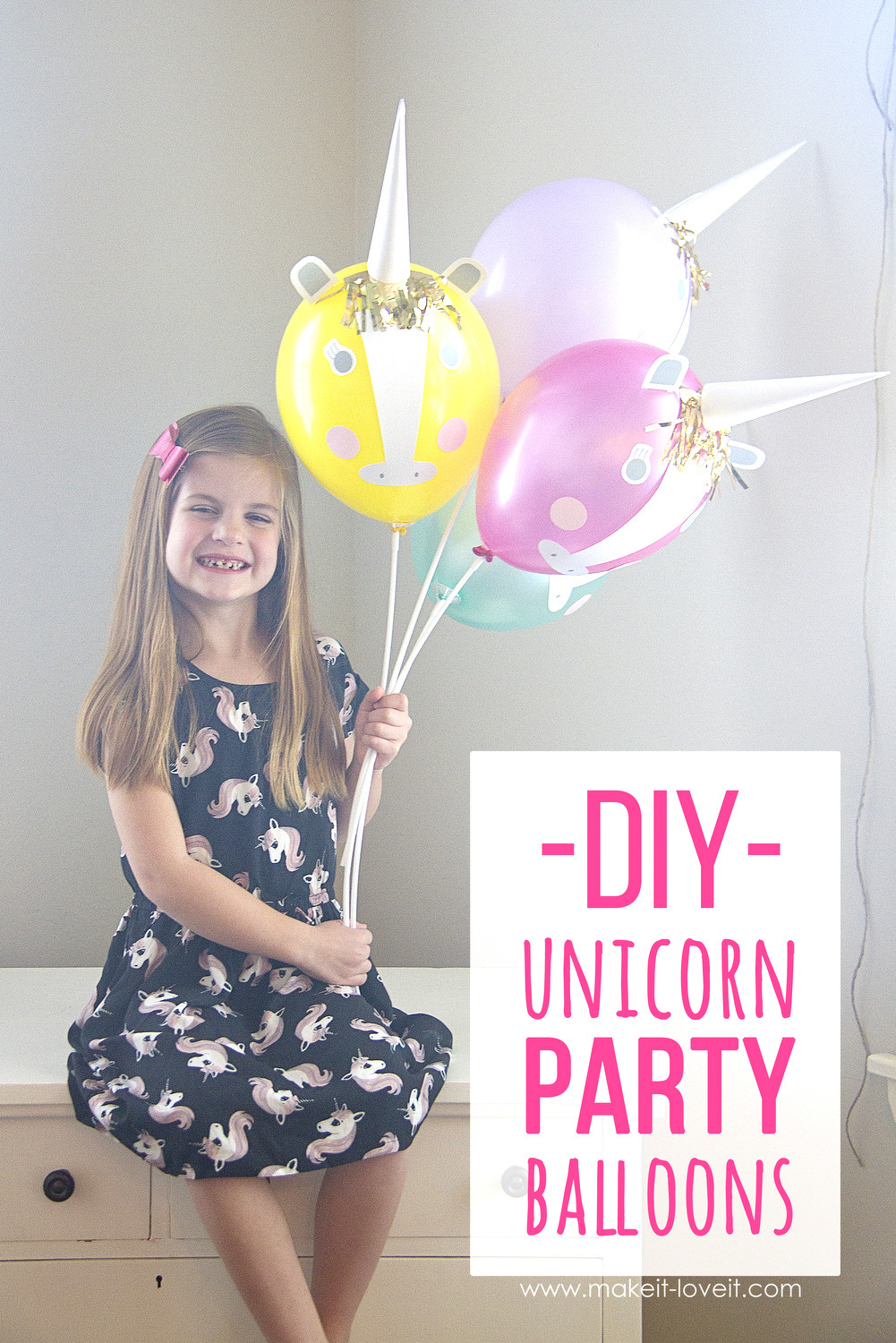 Unicorn Party Ideas Diy
 DIY Unicorn Party Balloons