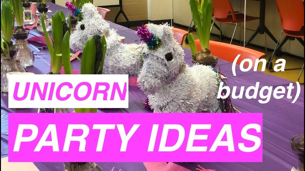 Unicorn Party Ideas On A Budget
 5 UNICORN BIRTHDAY Ideas on a Bud Tips for Kids Theme