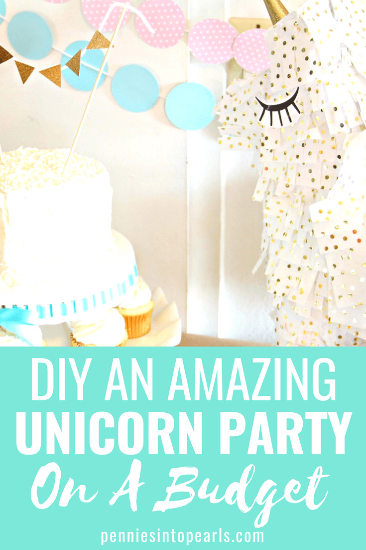 Unicorn Party Ideas On A Budget
 Unicorn Birthday Party Ideas on a Bud for Under $50