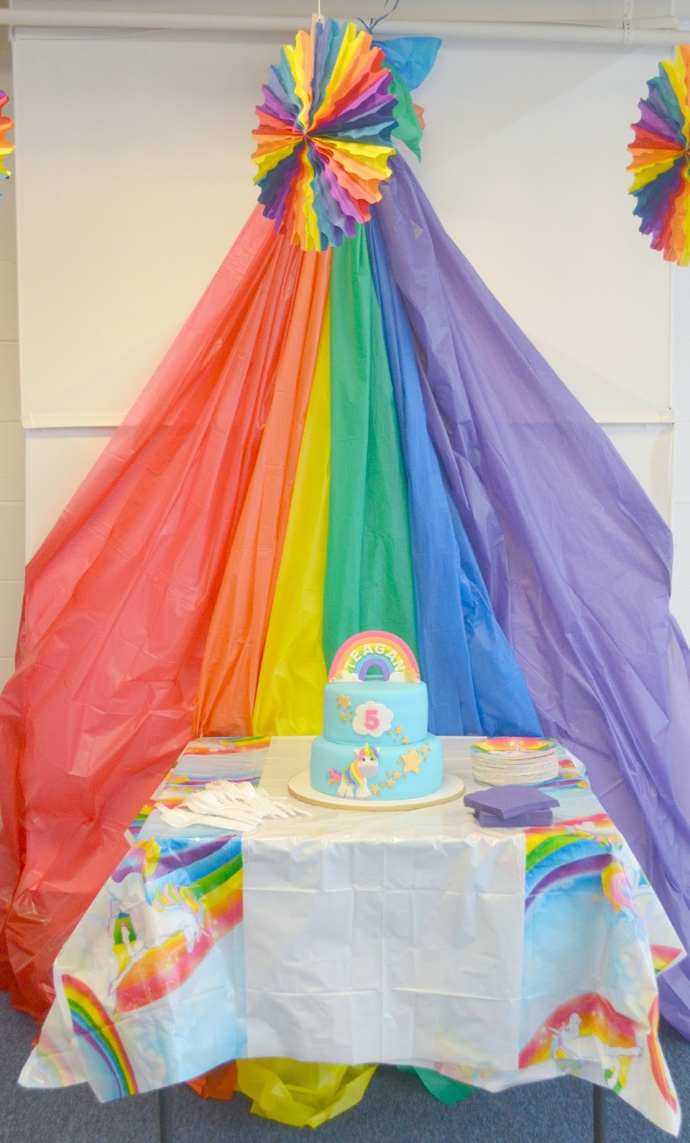 Unicorn Rainbow Party Ideas
 Throwing A Rainbow Unicorn Birthday Party
