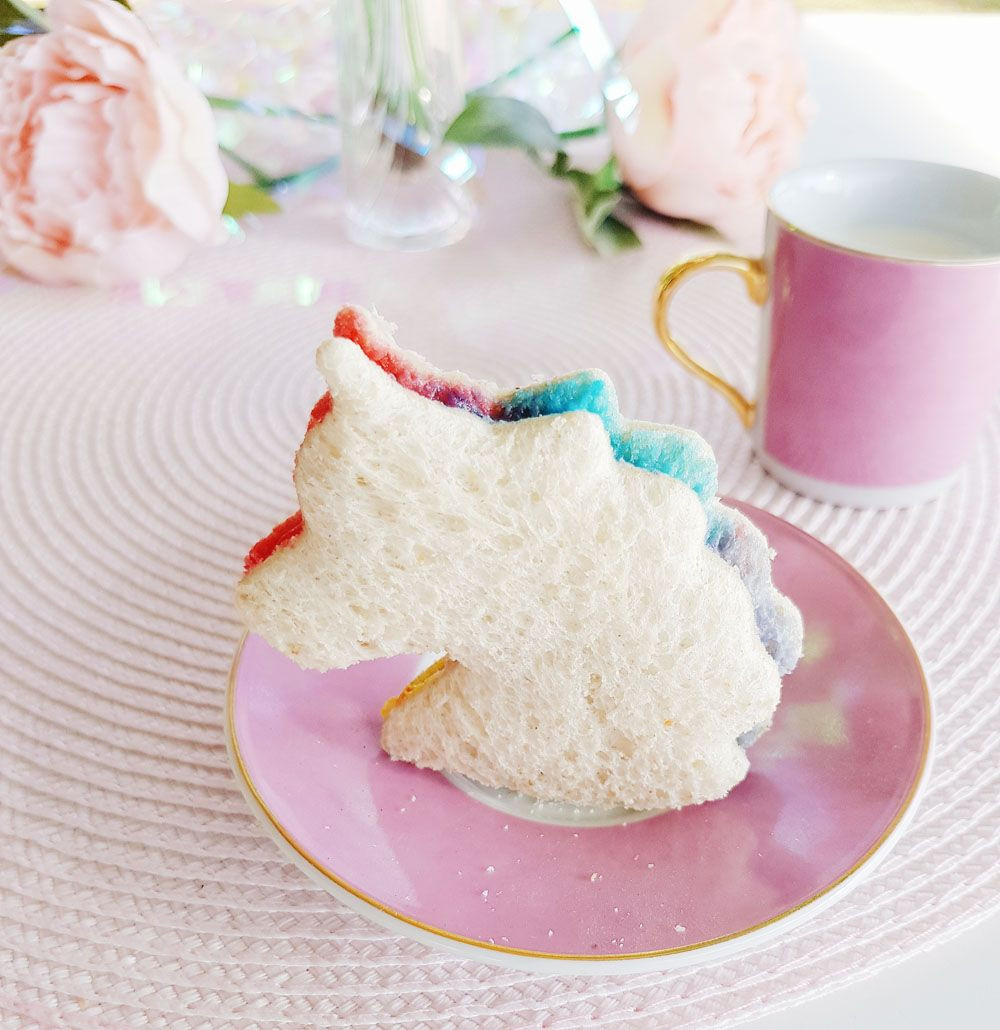 Unicorn Theme Tea Party Food Ideas For Girls
 How to make Unicorn Rainbow Sandwiches