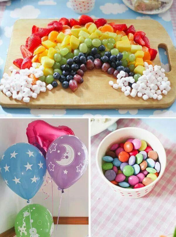 Unicorn Theme Tea Party Food Ideas For Girls
 Love this fruit layout