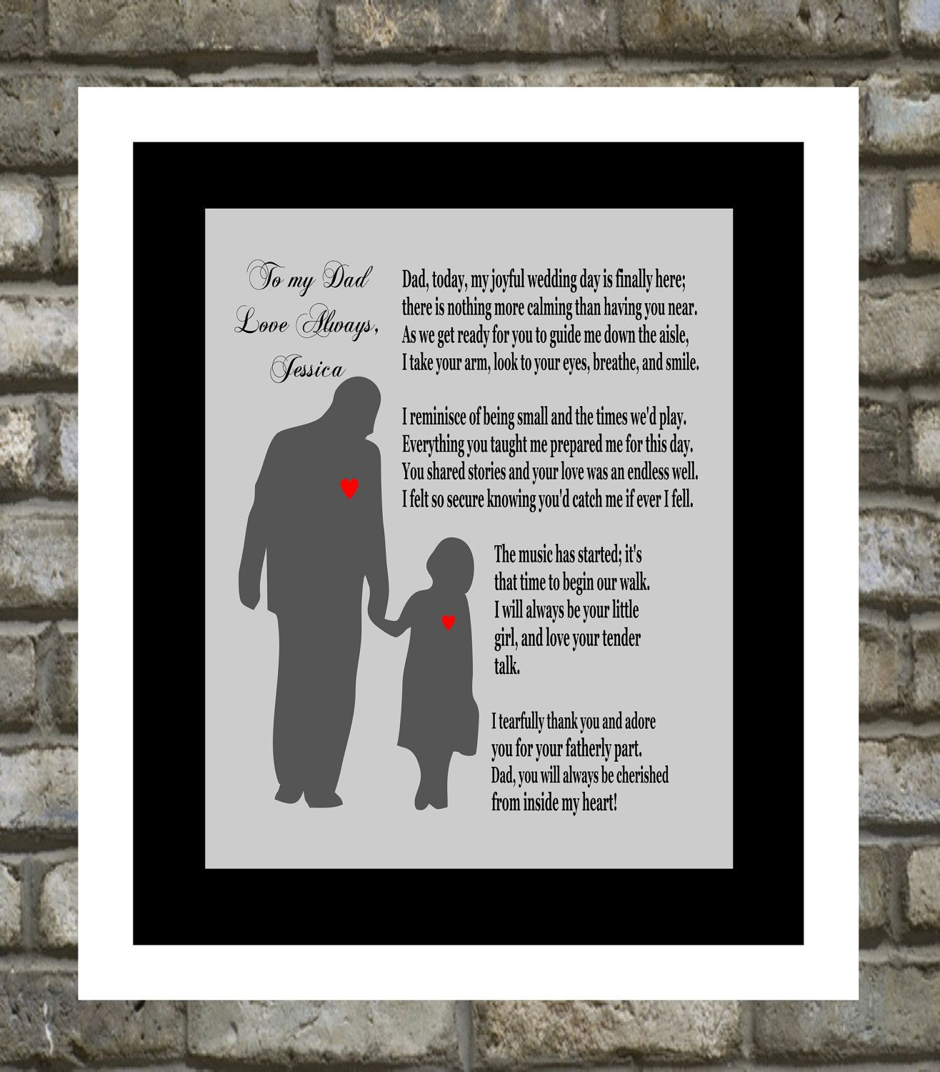 Unique Father Of The Bride Gift Ideas
 Personalized Wedding Gift Father The Bride Thank You