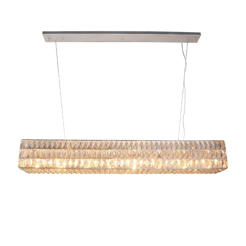 Unique Kitchen Pendant Lights
 Aliexpress Buy Rectangular modern crystal pendant