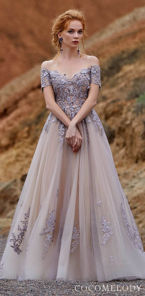 Unique Wedding Dresses With Color
 For the Modern Bride Colored Wedding Dresses by CocoMelody