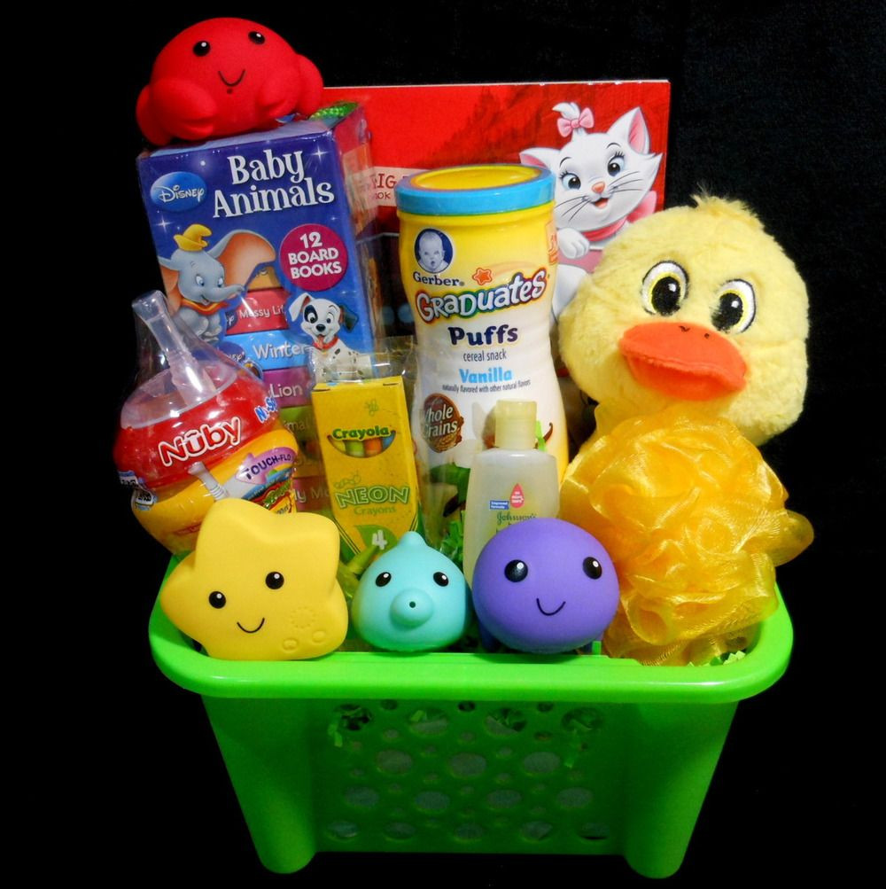 Unisex Gift Baskets Ideas
 Boy or Girl Uni Toddler Any Occasion Gift Basket Great
