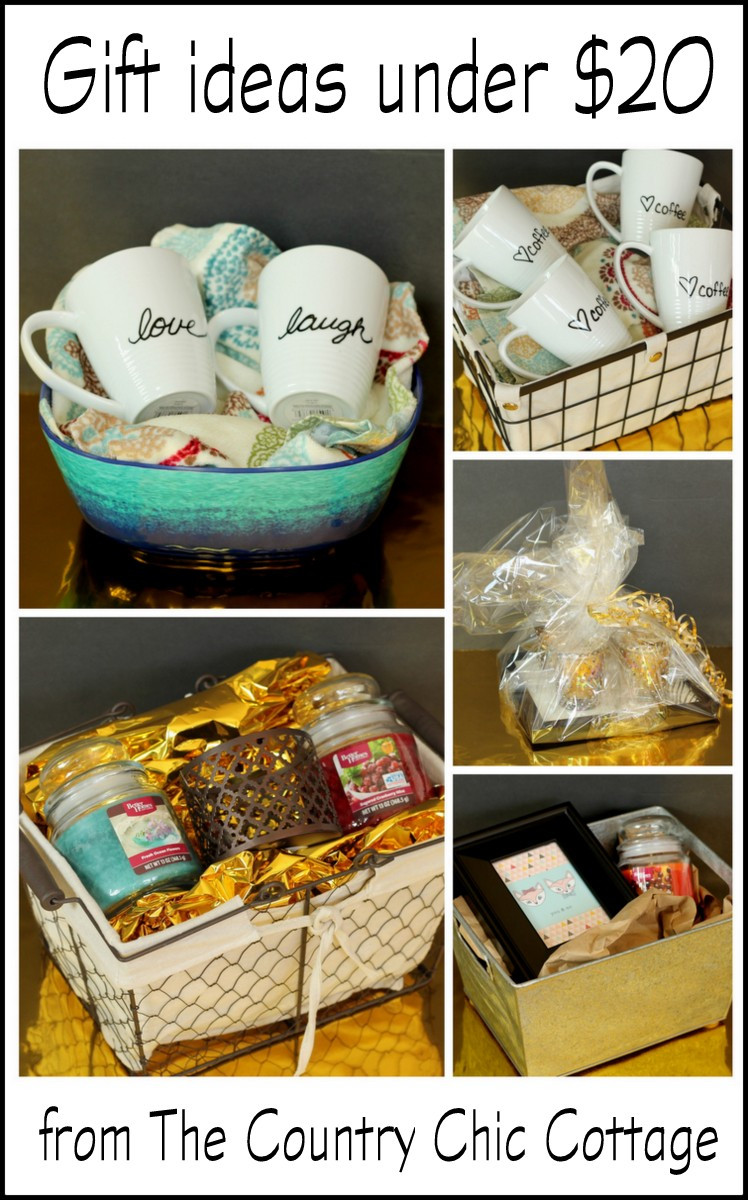 Unisex Gift Baskets Ideas
 Gift Ideas Under $20 The Country Chic Cottage