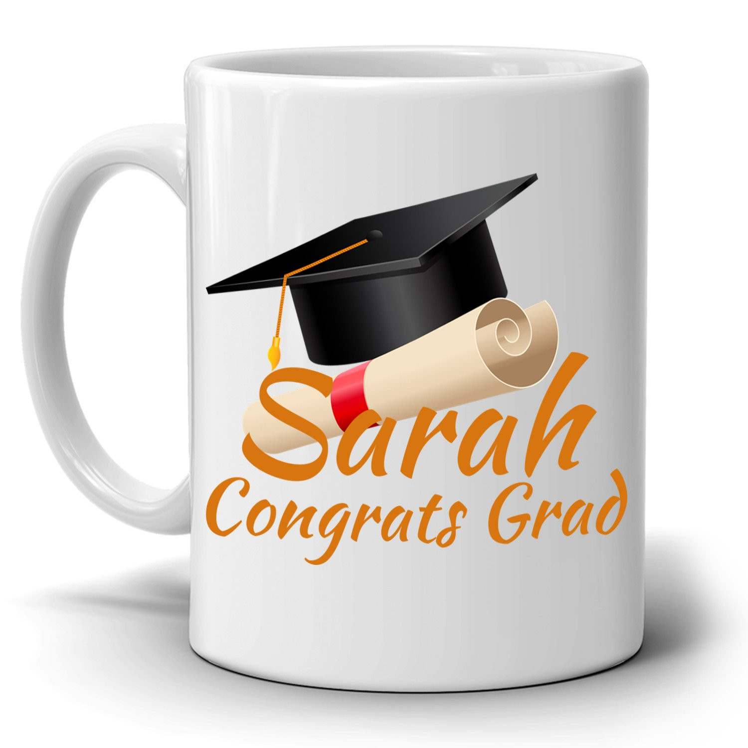 University Graduation Gift Ideas For Her
 Personalized Congrats Grad Gift Cap Coffee Mug College