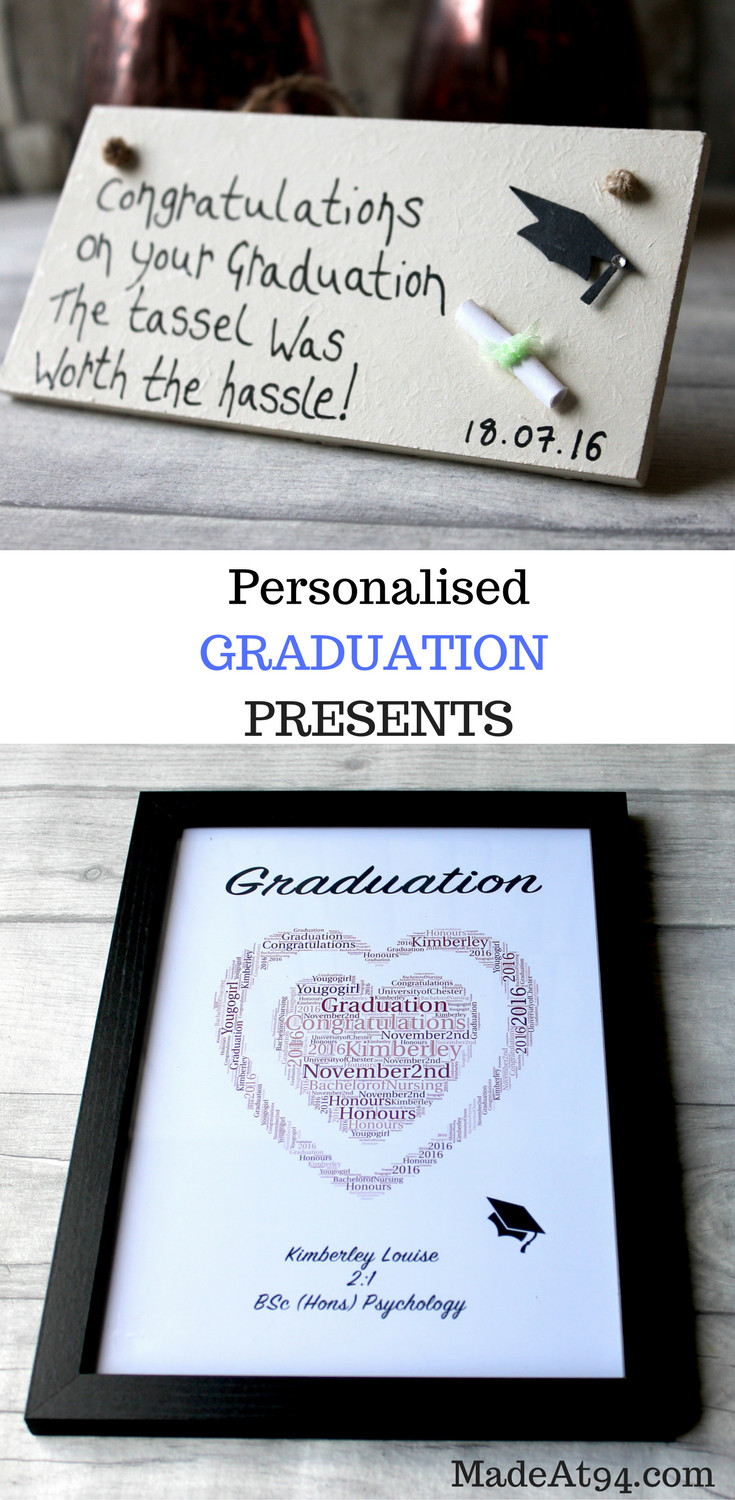 University Graduation Gift Ideas For Her
 Personalised Graduation Gifts